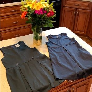 Lot of 2 Lands End Navy Dresses